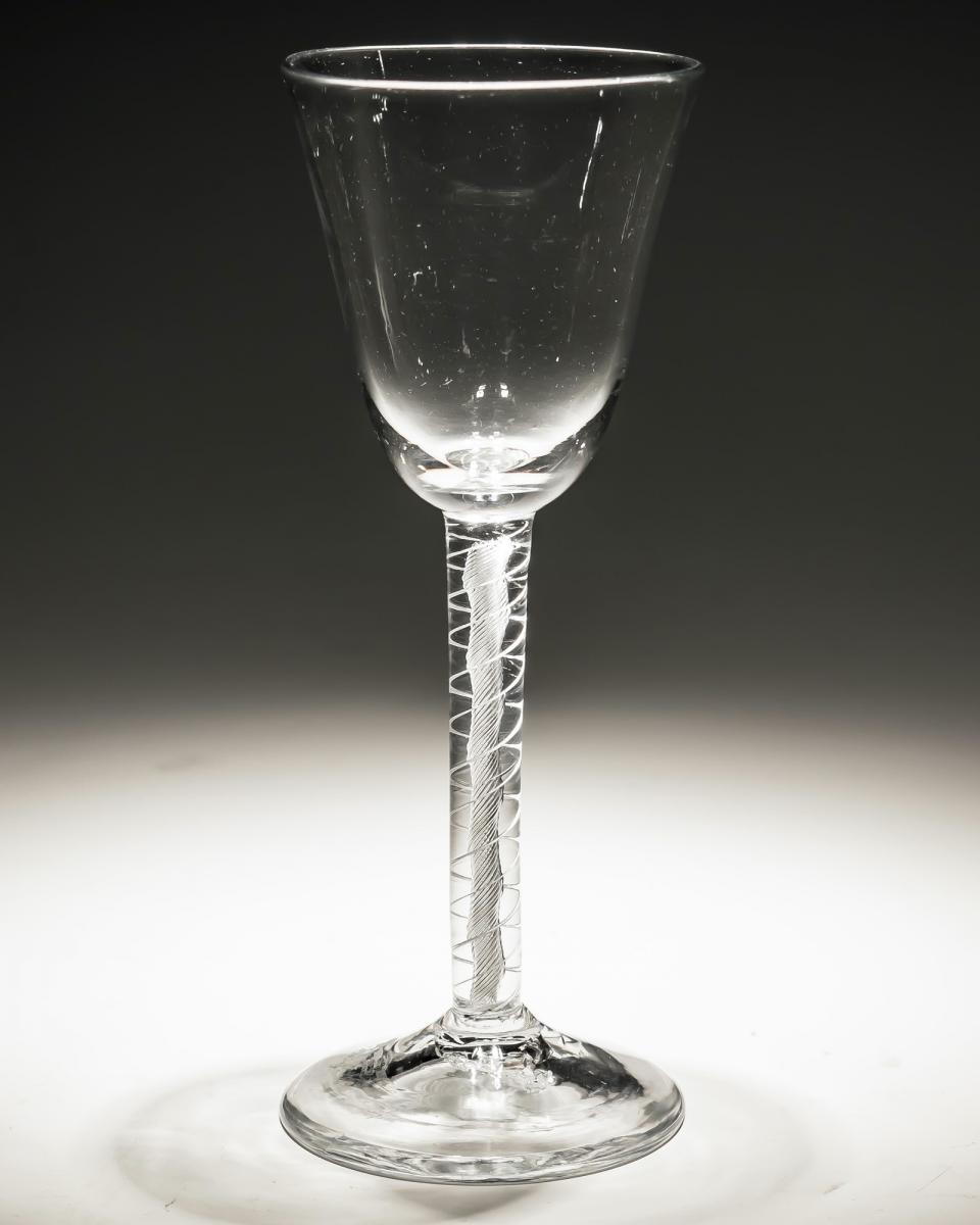 An Air Twist Wine Glass