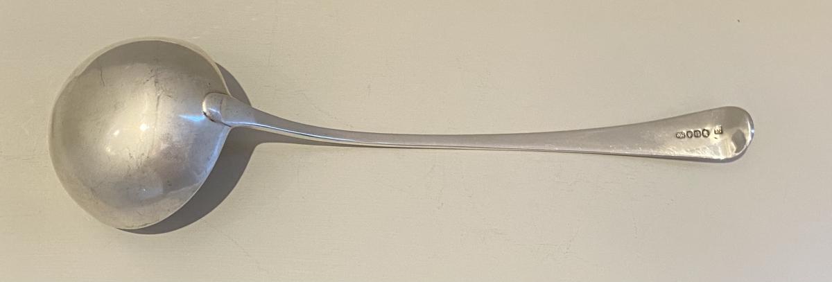 George Smith and William Fearn silver thread soup ladle 1790