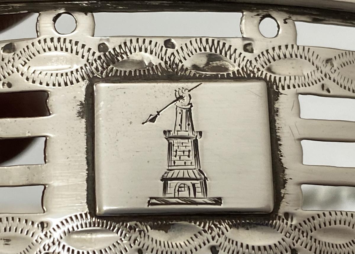 Robert Hennell Georgian silver wine coasters 1778/9