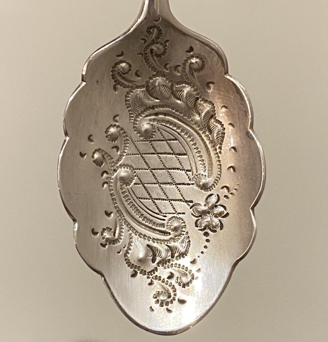 James Dixon and Sons silver jam spoon 1903