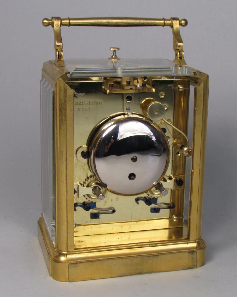 Paul Garnier Series I carriage clock backplate