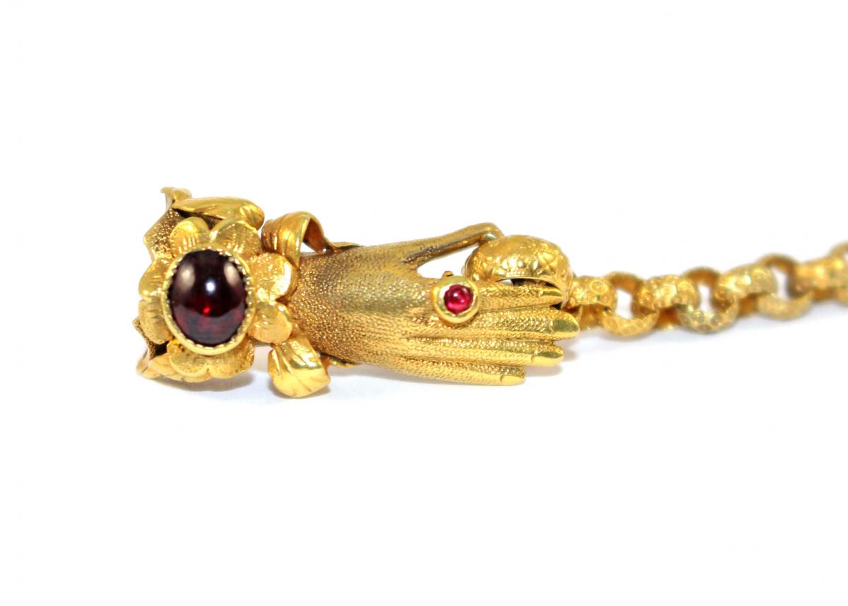 Georgian Guard Chain with Hand Clasp c.1800 | BADA