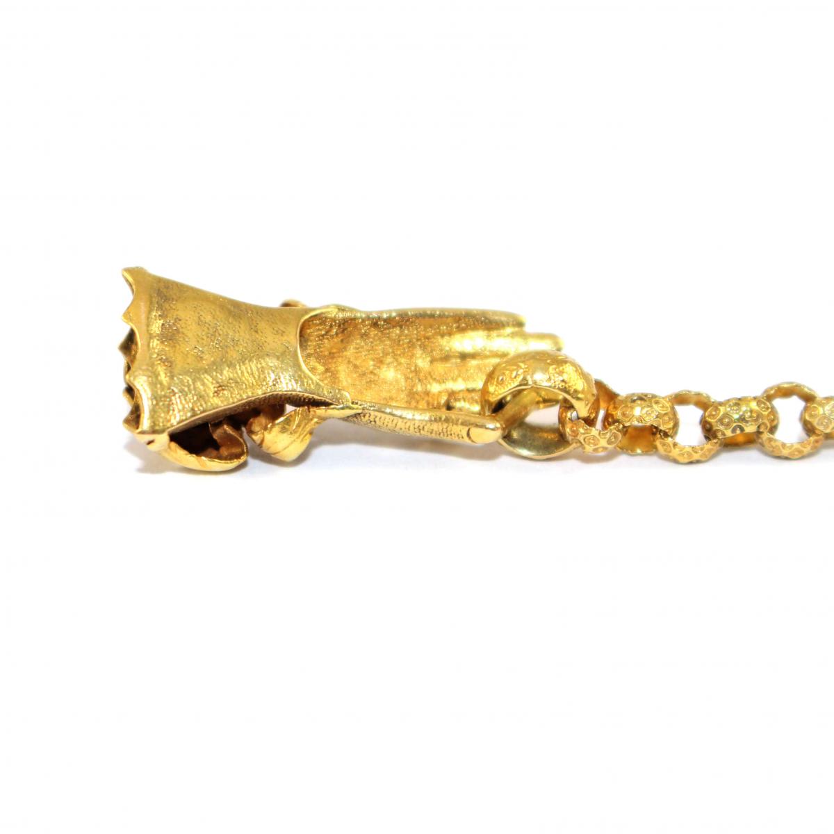 Georgian Guard Chain with Hand Clasp c.1800
