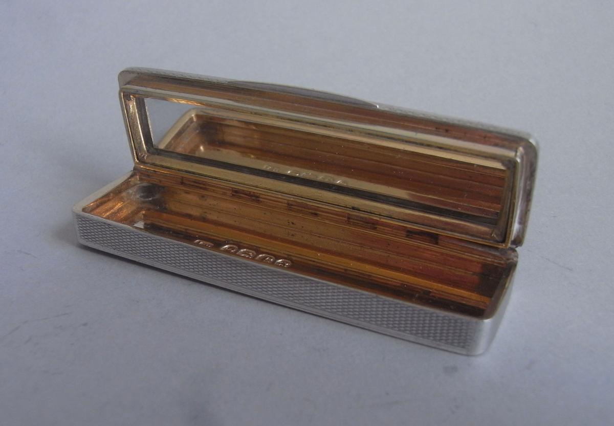 An extremely fine George IV Toothpick Case made in London in 1821 by John Reilly