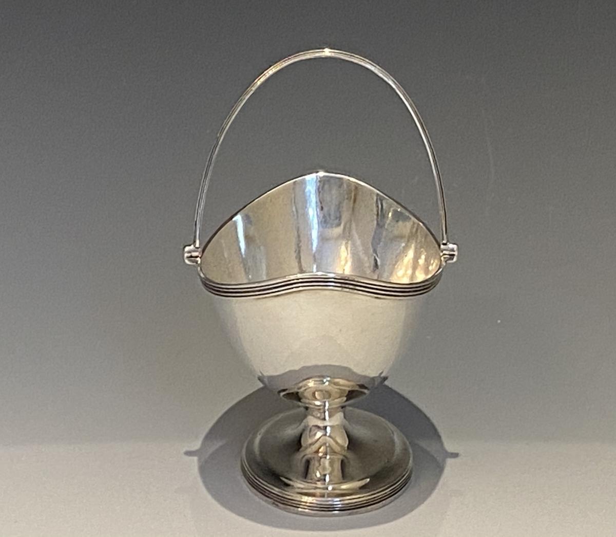 Henry Chawner silver sugar bowl basket 1790