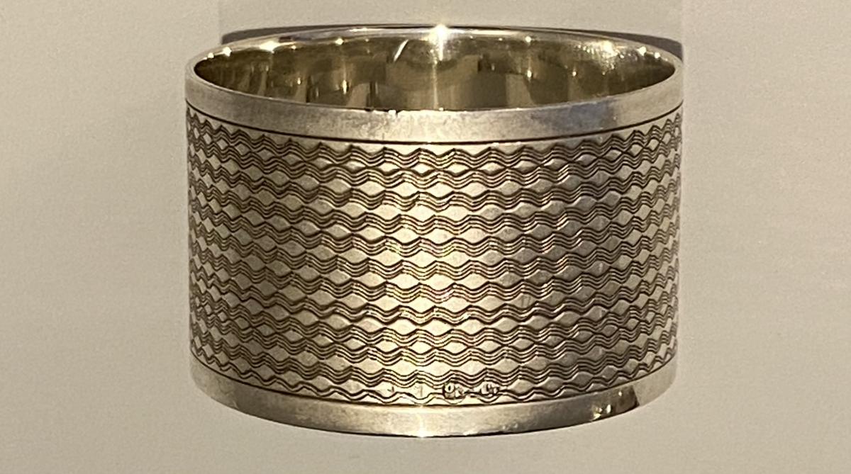 Eight silver napkin rings Gorham 1913