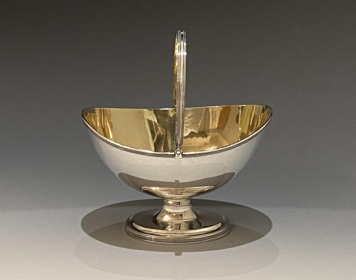 Henry Chawner Georgian silver basket bowl 1794