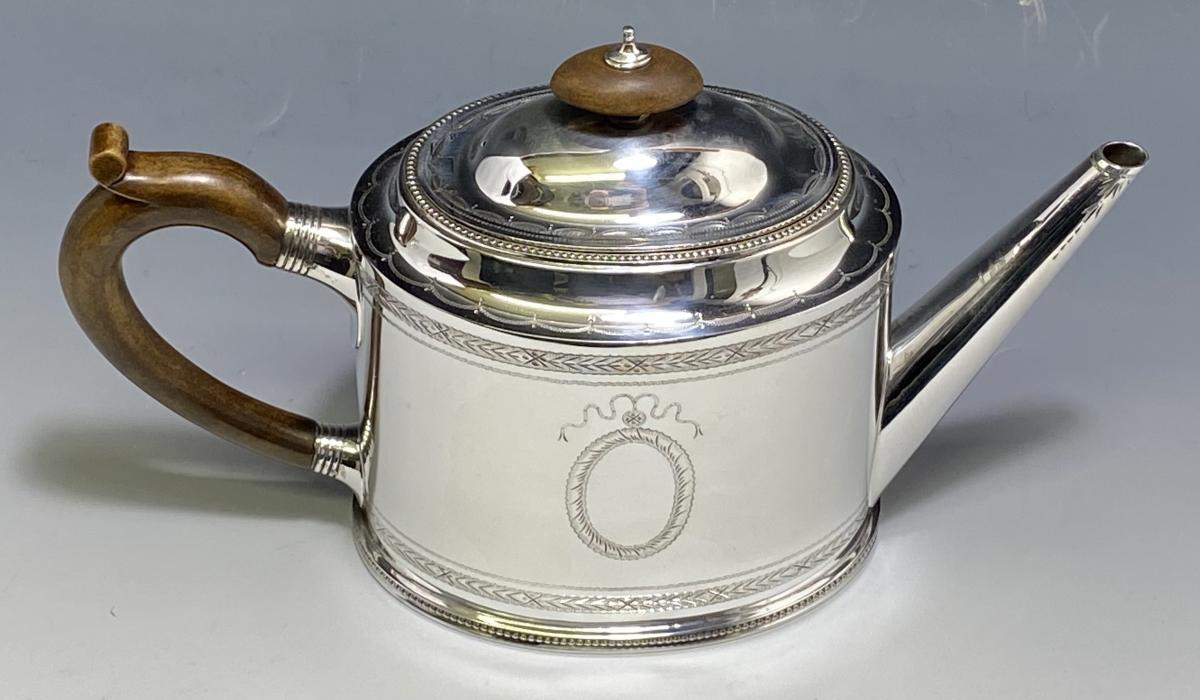 Hester Bateman silver tea service set CJ Vander