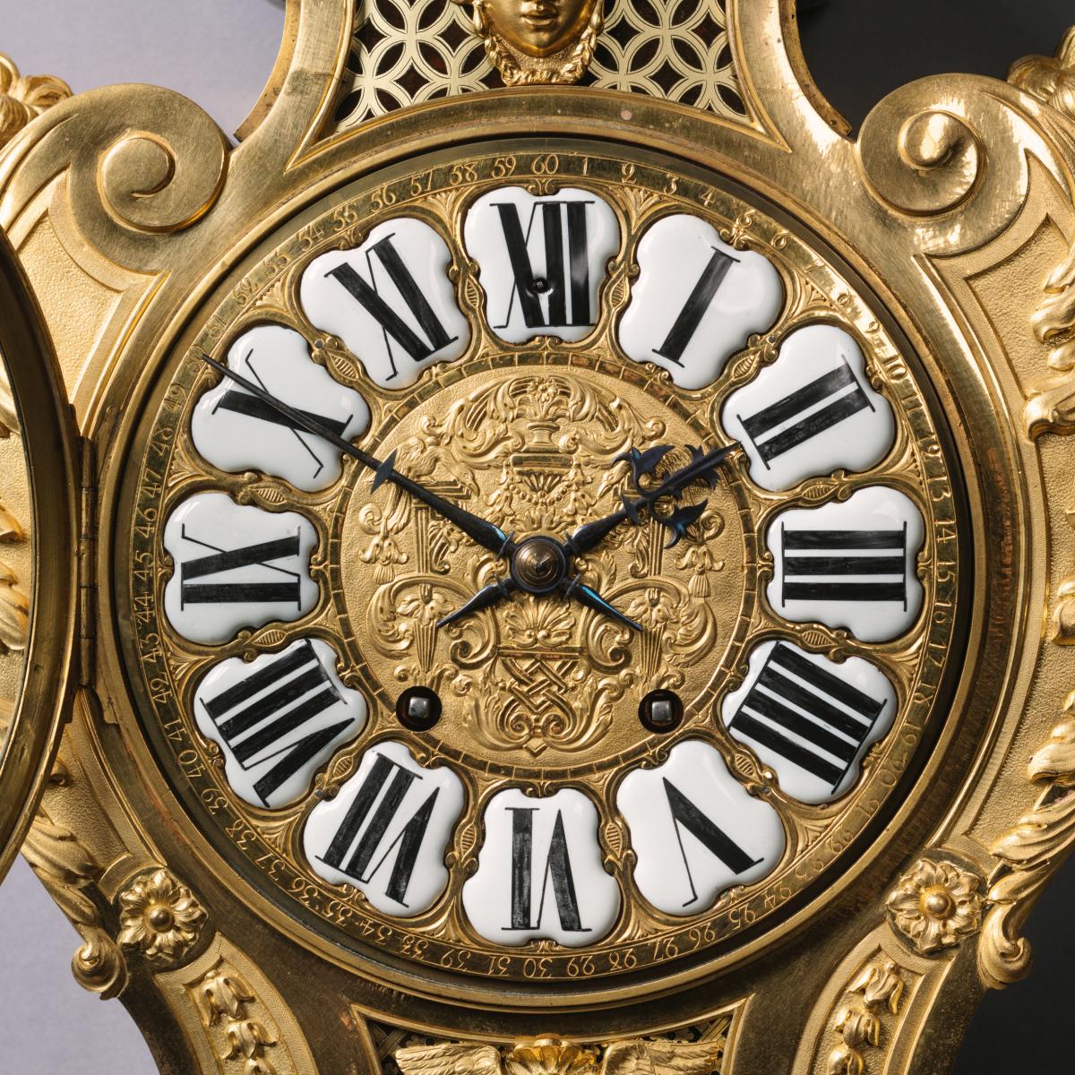 Cartel clock detail 