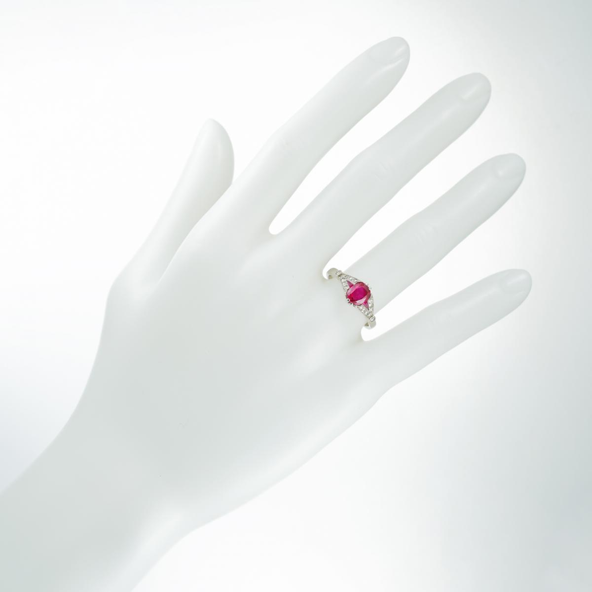 A French Art Deco Ruby and Diamond Ring, Circa 1920