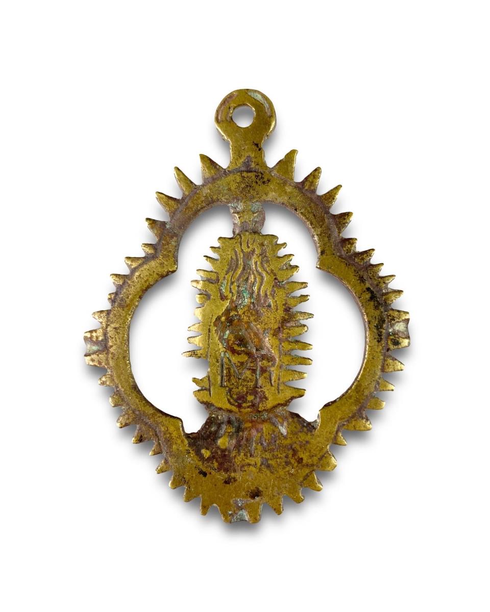 Devotional pendant depicting the Madonna. Spanish, mid 17th century