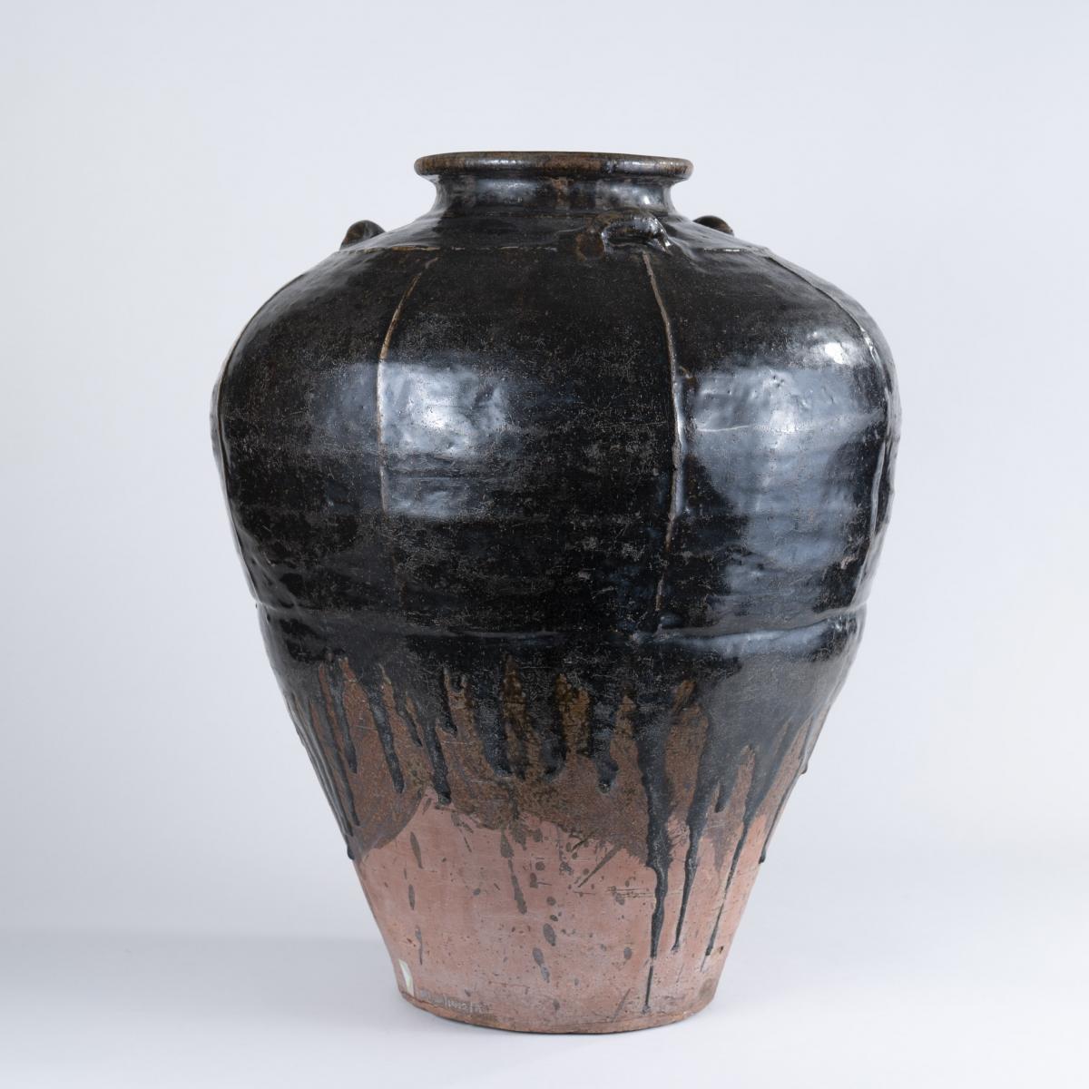 Large Chinese Sung Dynasty Stoneware Jar, 11th Century