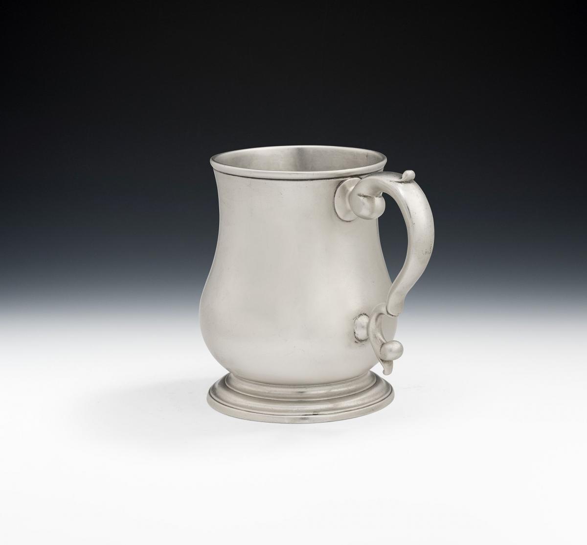 A fine George III Mug made in London in 1734 by Thomas Farren