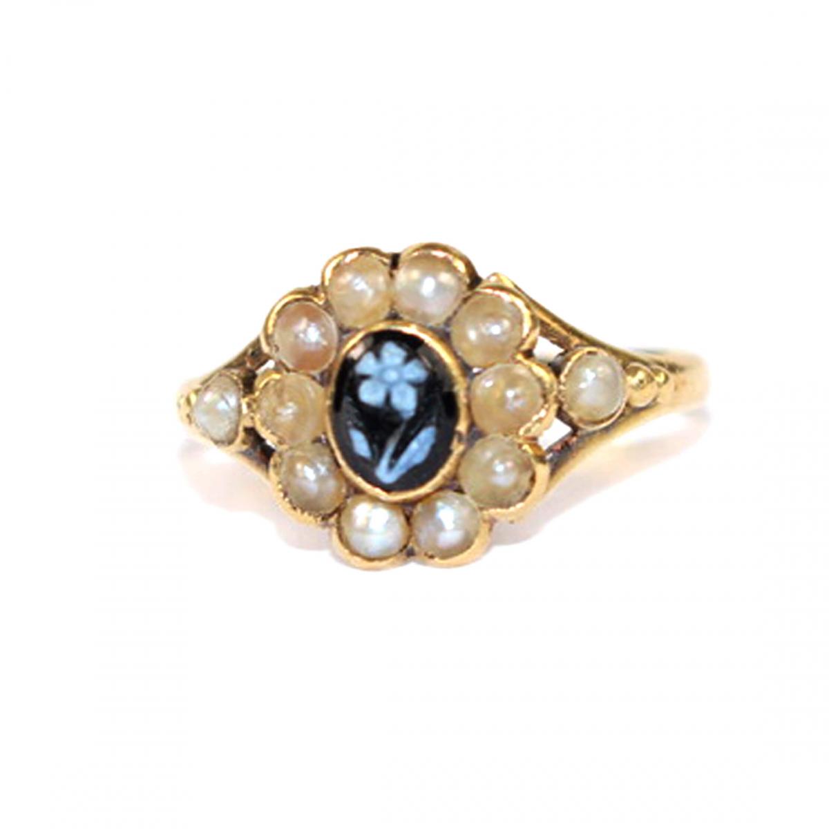 Victorian Forget Me Not Ring c.1890 | BADA