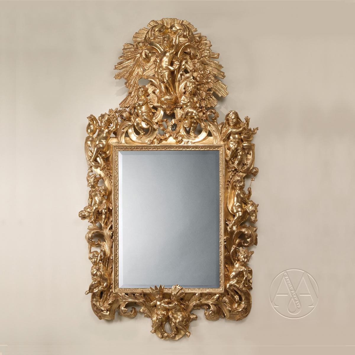 An Italian Giltwood Mirror 