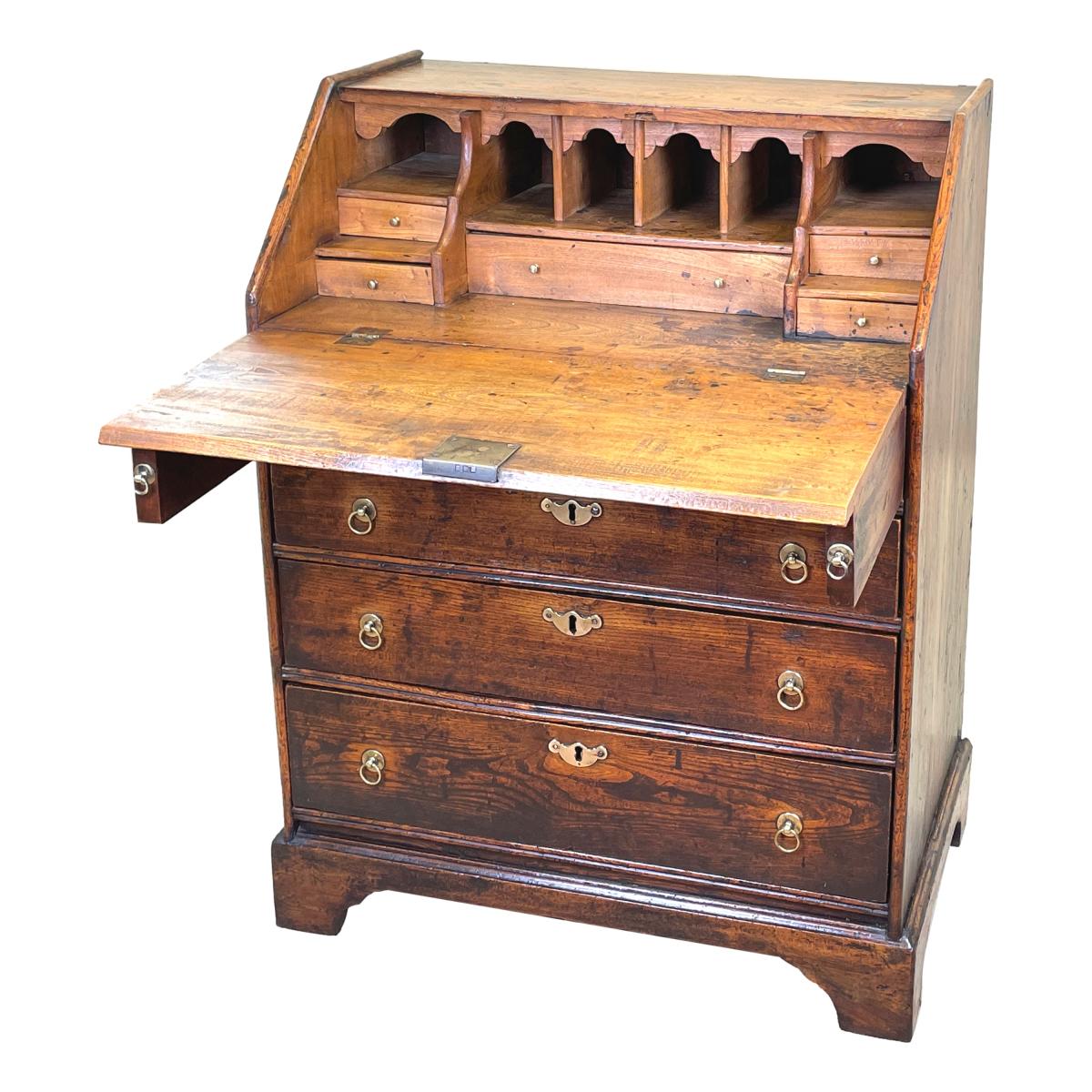 Small Georgian Elm Bureau