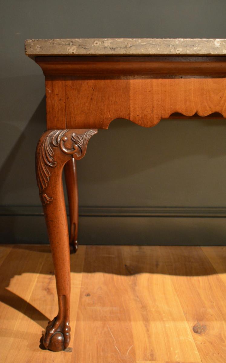 George II mahogany side table