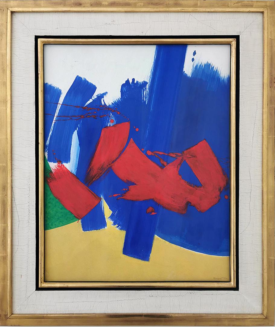 Abstract Composition  by  Philippe Erwan Dévé (1937 – 2012)