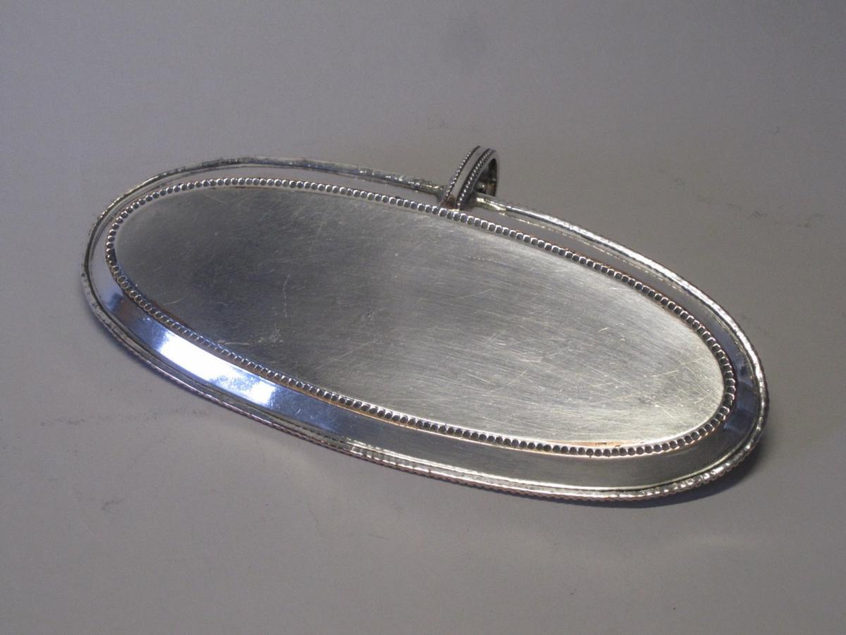 An 18th Century Old Sheffield Plate Silver Snuffer Tray, circa 1775