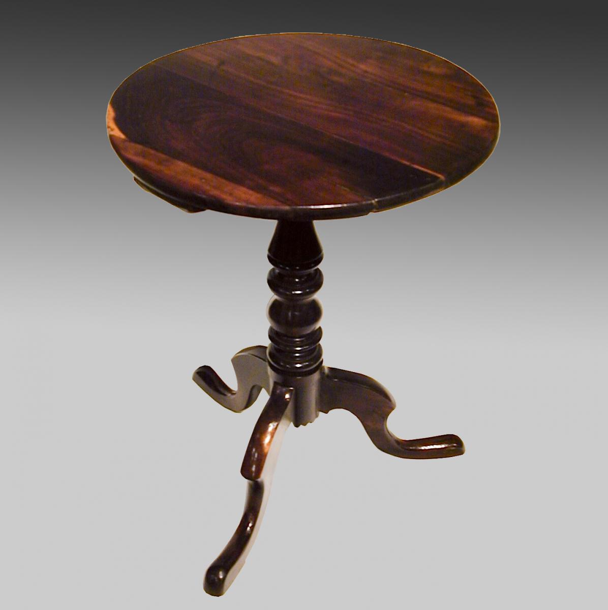 19th century laburnum tripod table