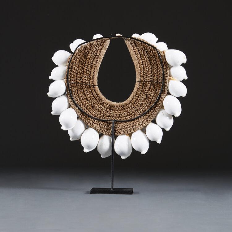 A Rare Large Cowrie Shell Necklace