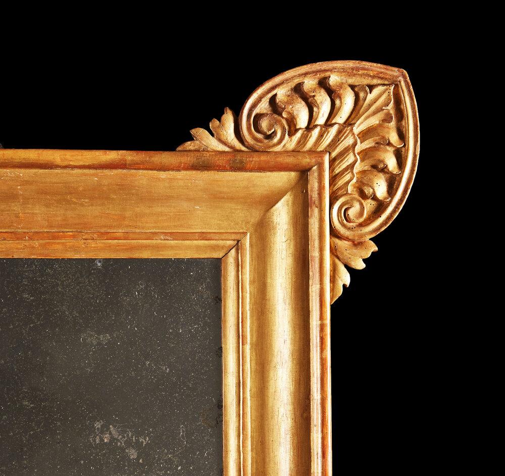 A Fine Early 19th Century Italian Giltwood Mirror