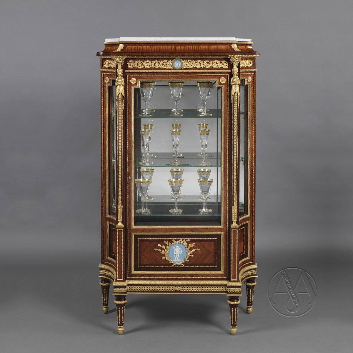 One from An Important Pair of Louis XVI Style Vitrines by Joseph-Emmanuel Zwiener