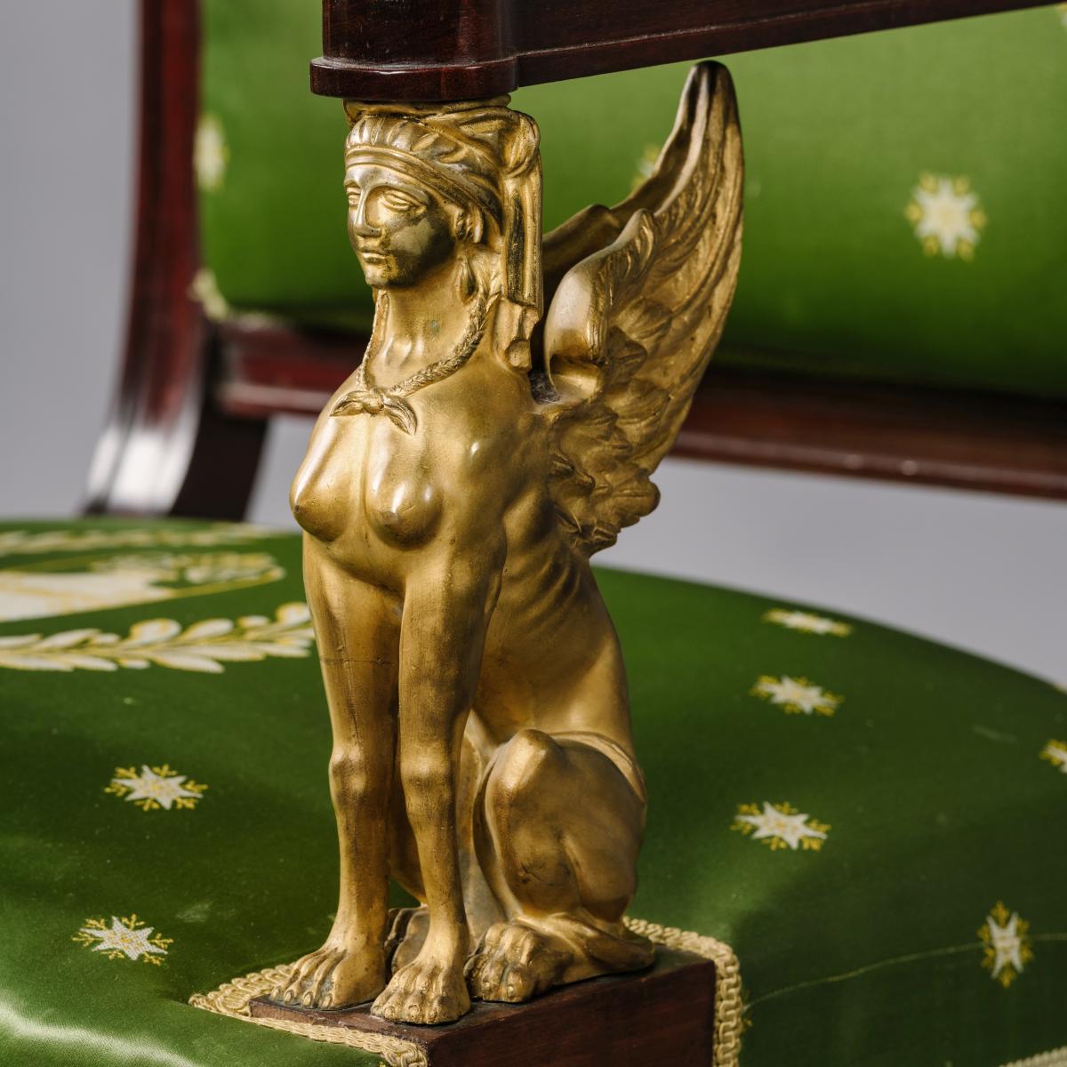 Griffin armrest from A Fine Empire Revival Chair 