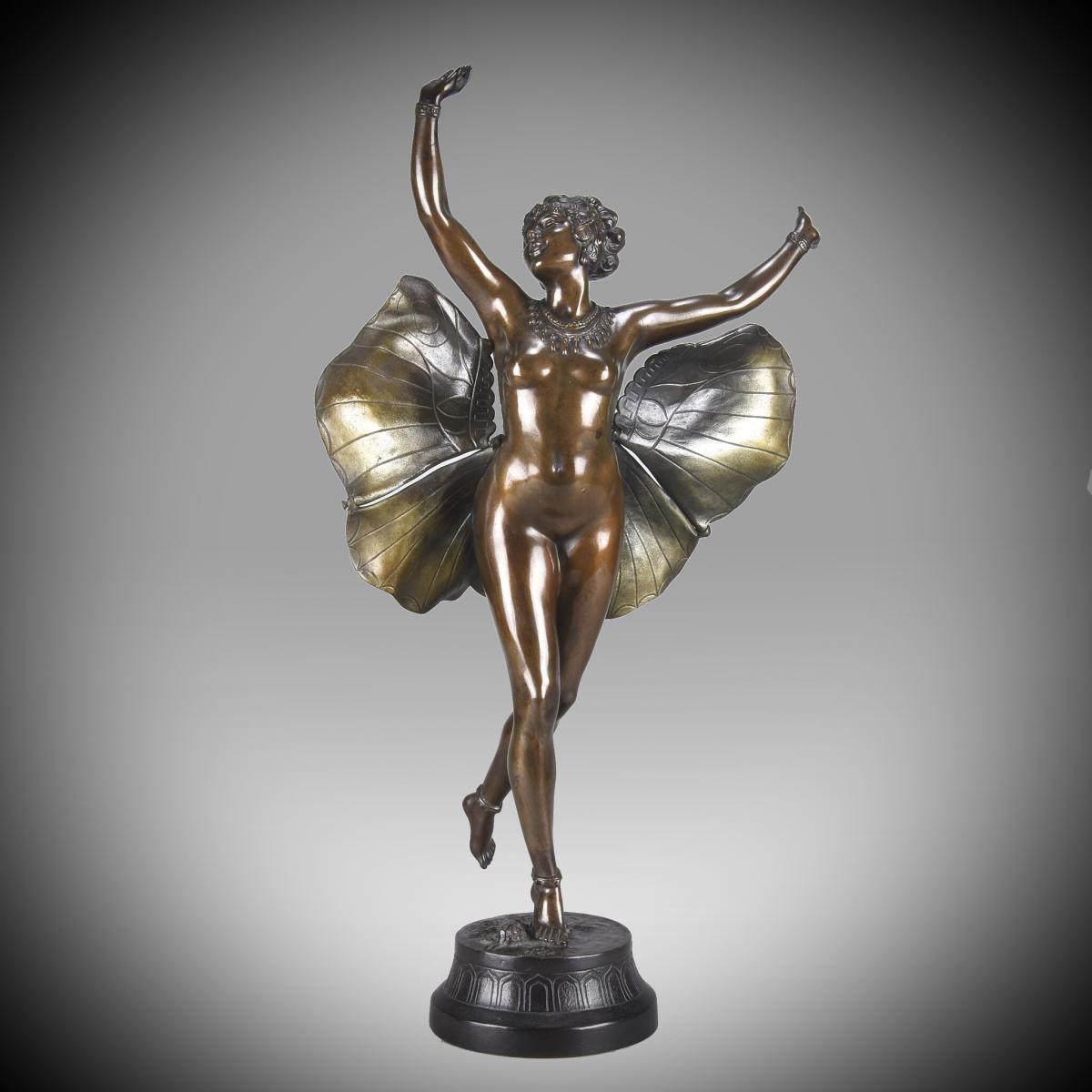 ‘Butterfly Dancer’ Vienna Bronze by Richard Thuss