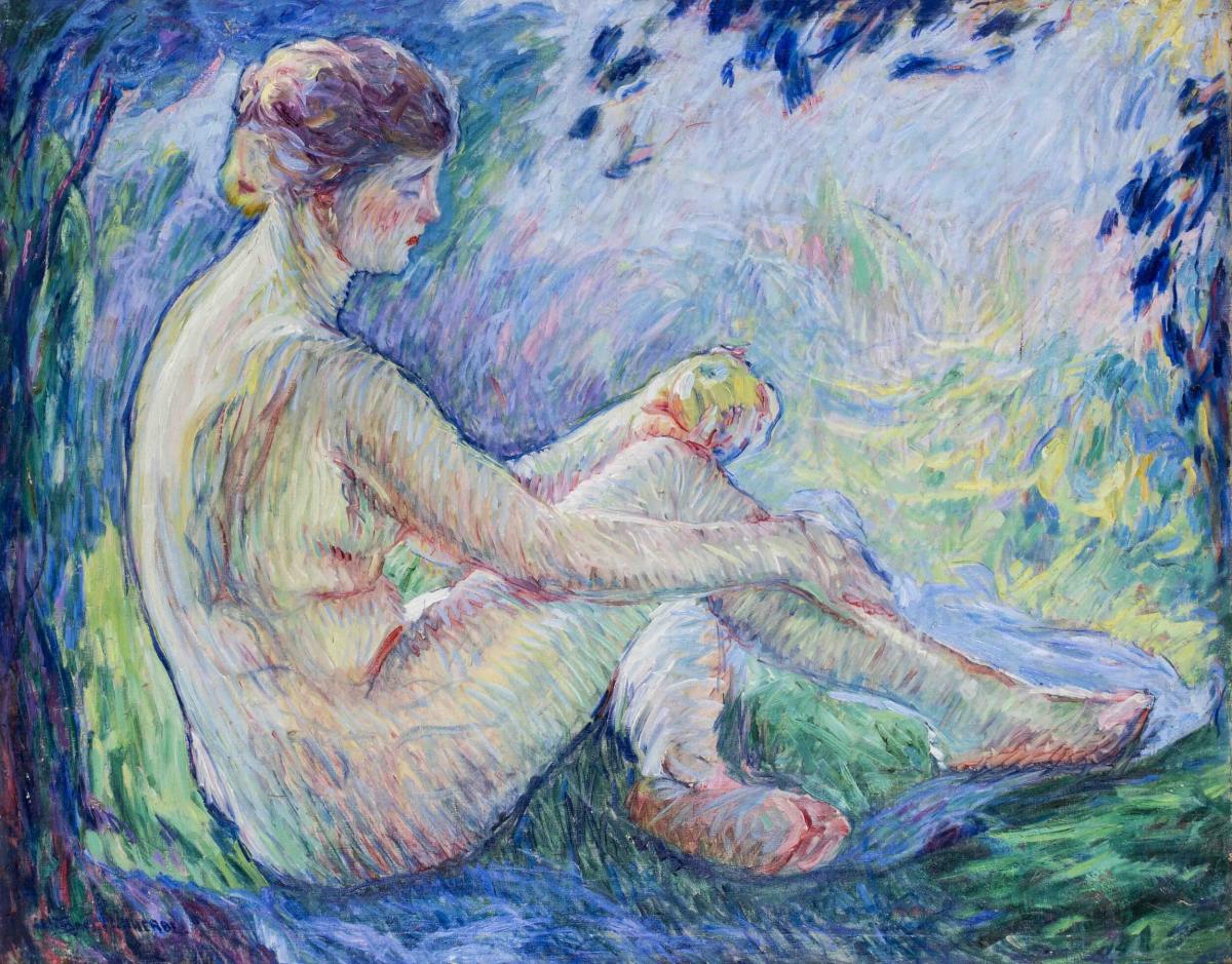 William Malherbe (French, 1884 – 1955) Eve (reclining) 