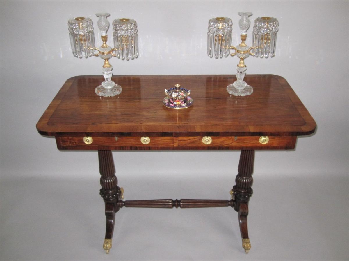 Rosewood Oblong Centre Table, circa 1825