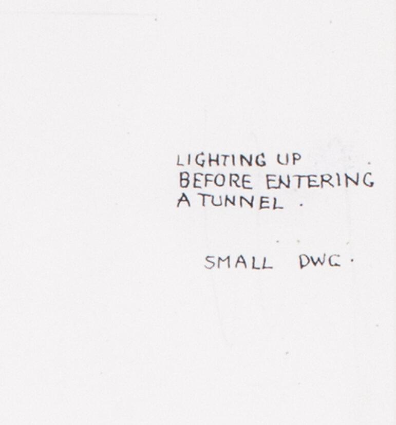 William Heath Robinson (British, 1872-1944), Lighting Up Before Entering A Tunnel
