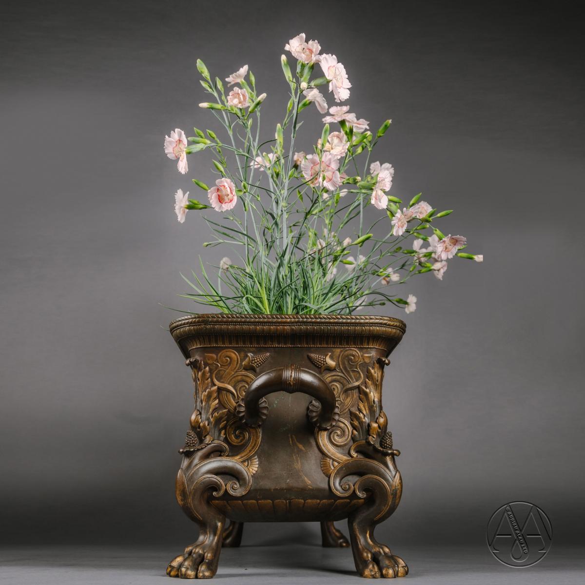 A Patinated Bronze Jardinière By Ferdinand Barbedienne Dating From Circa 1870