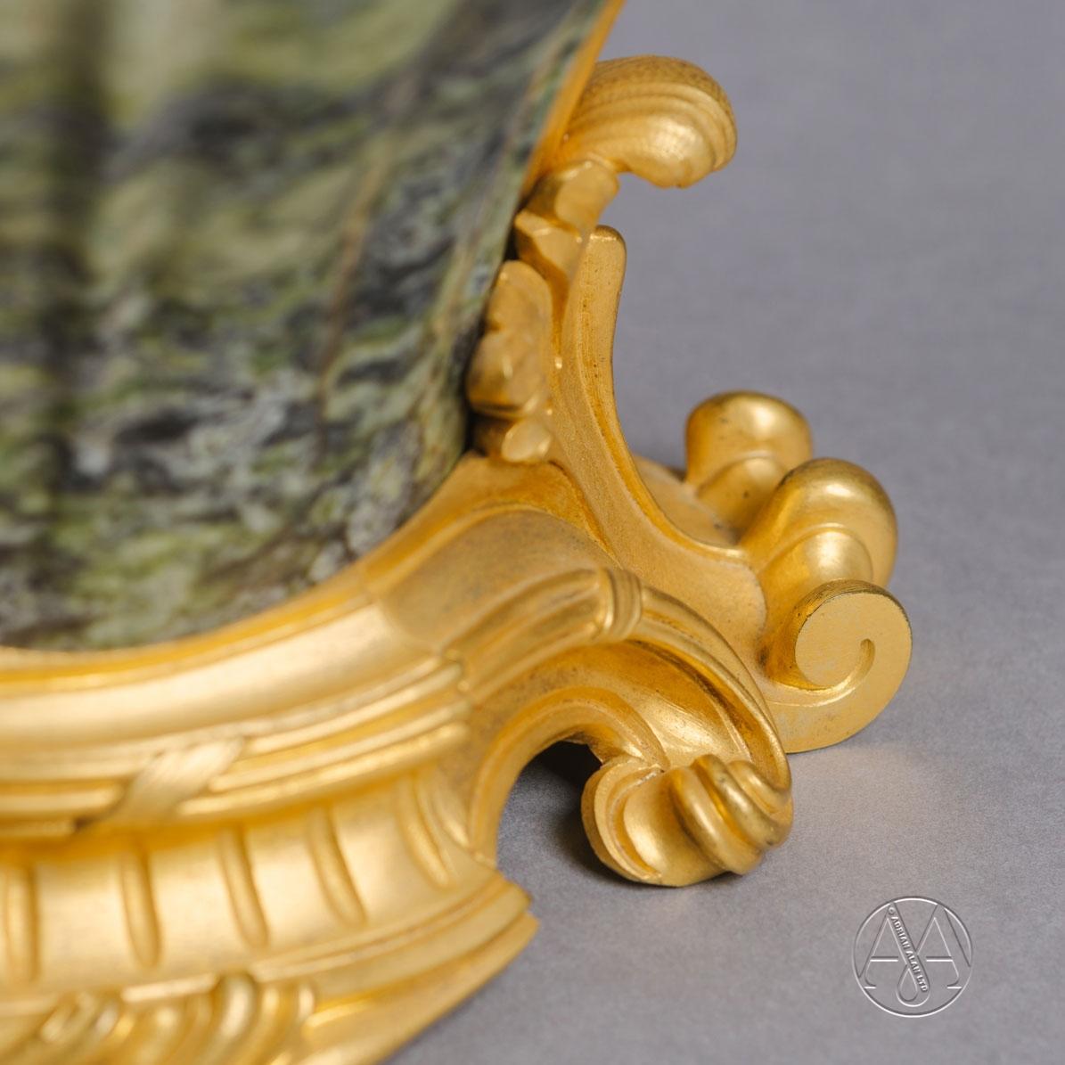 A Detail of  A Louis XV Style Marble Ewers By Paul Sormani Dating From Circa 1870