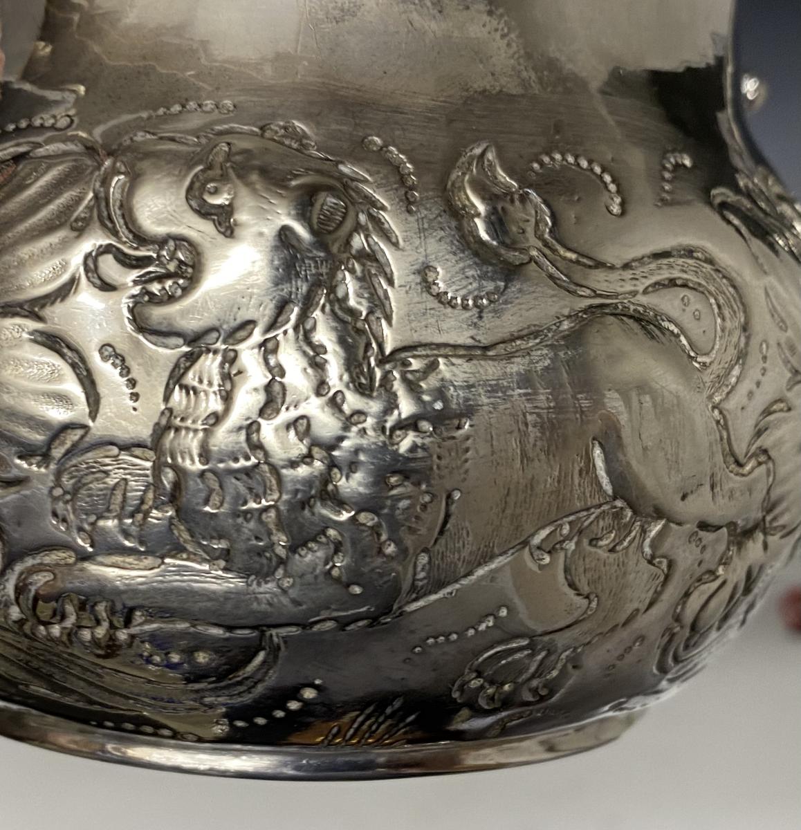 Charles 11 silver porringer 1679
