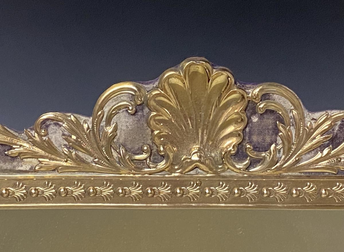 William Comyns silver gilt mirror 1904