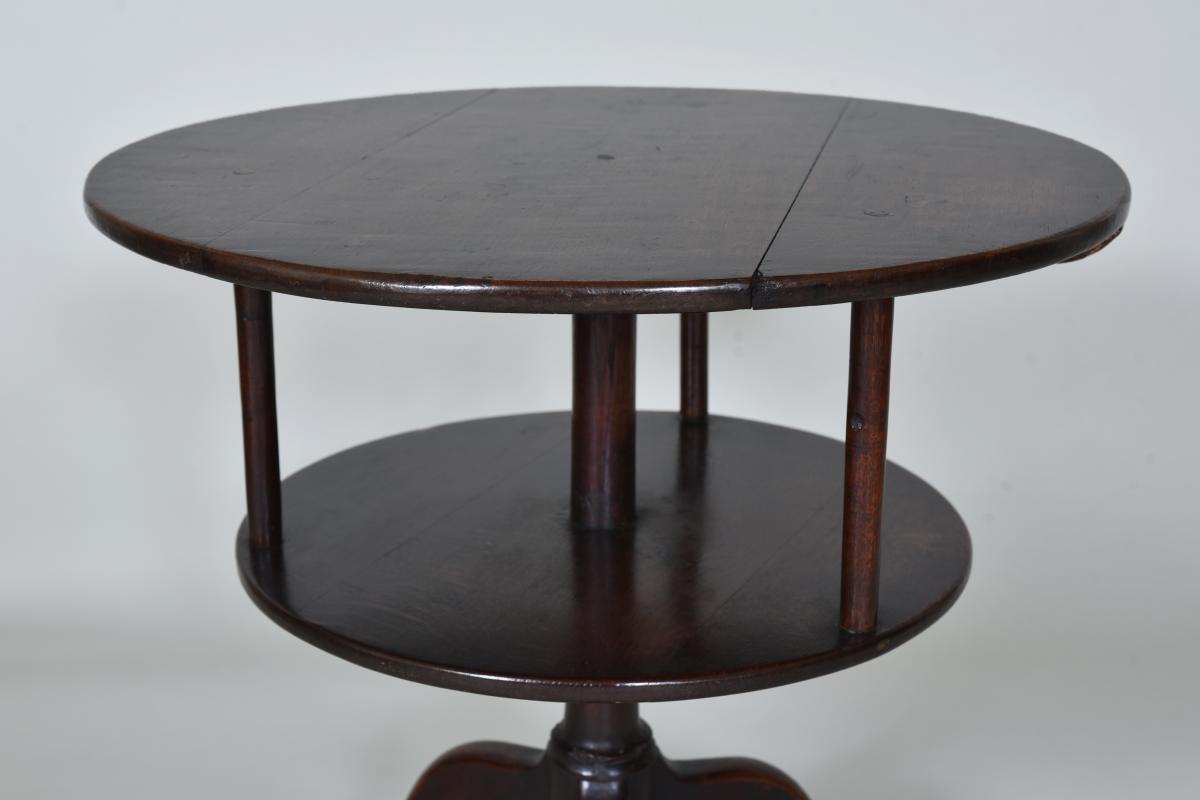 oak circular table
