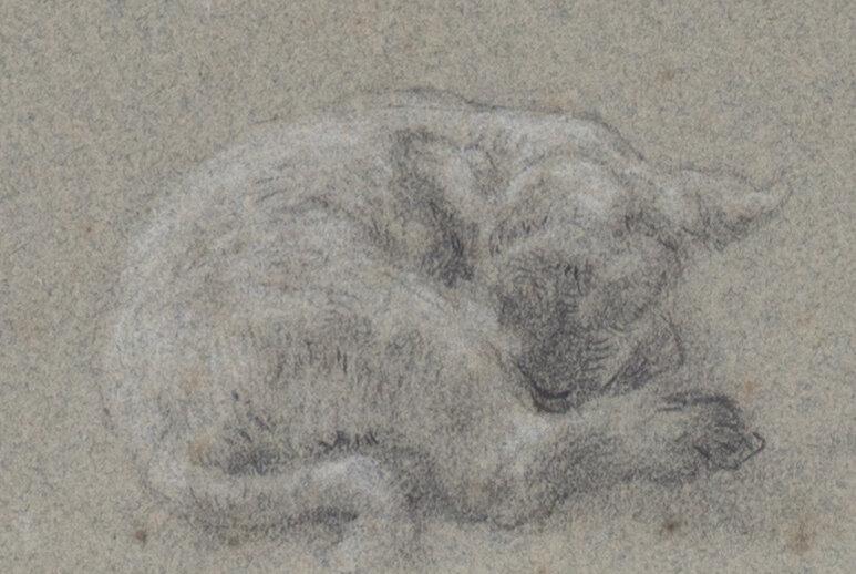Albert Goodwin (British, 1834 – 1932), Sleeping Lambs