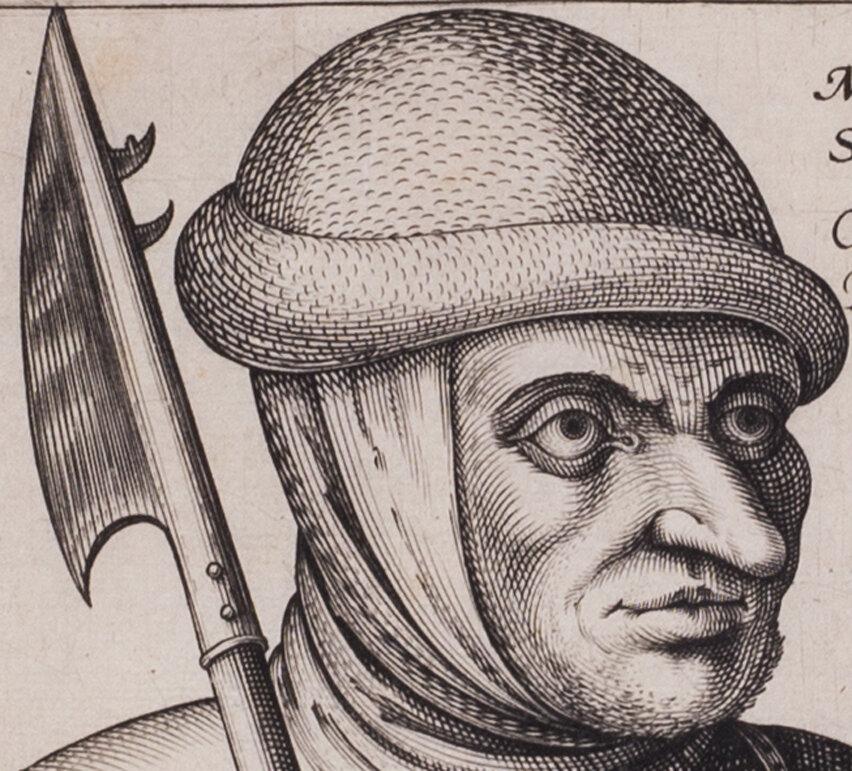 Julius Goltzius (Dutch c.1550-1595), Mein Greit; Mein Greit