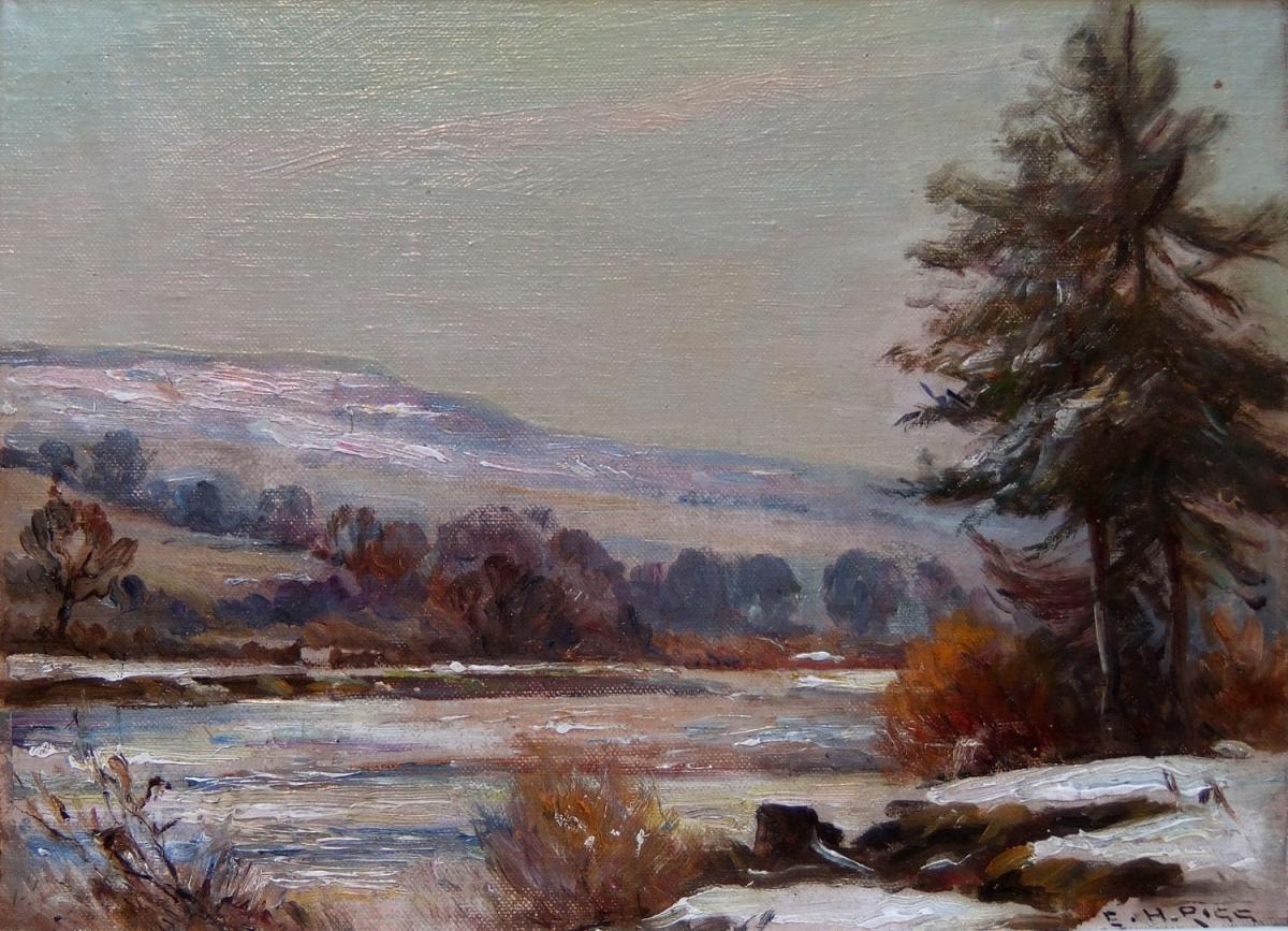 Ernest Higgins Rigg "Winter, Swaledale"