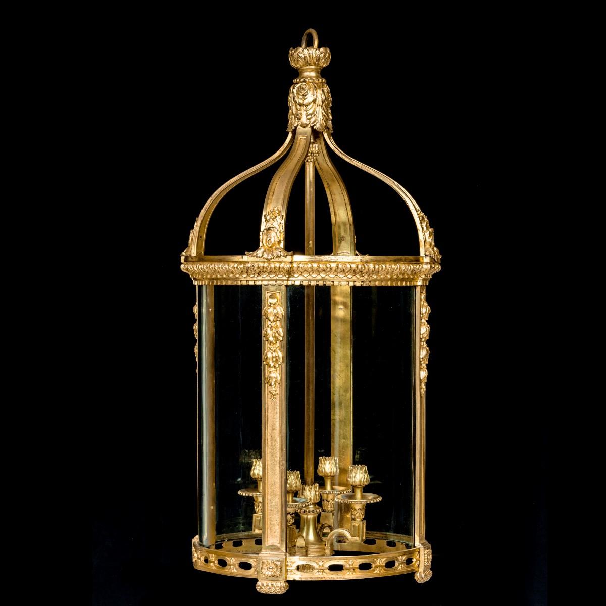 A French ormolu four-light lantern