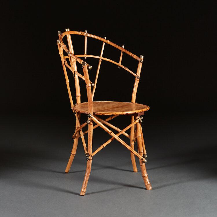 A 19th Century Bamboo Side Chair