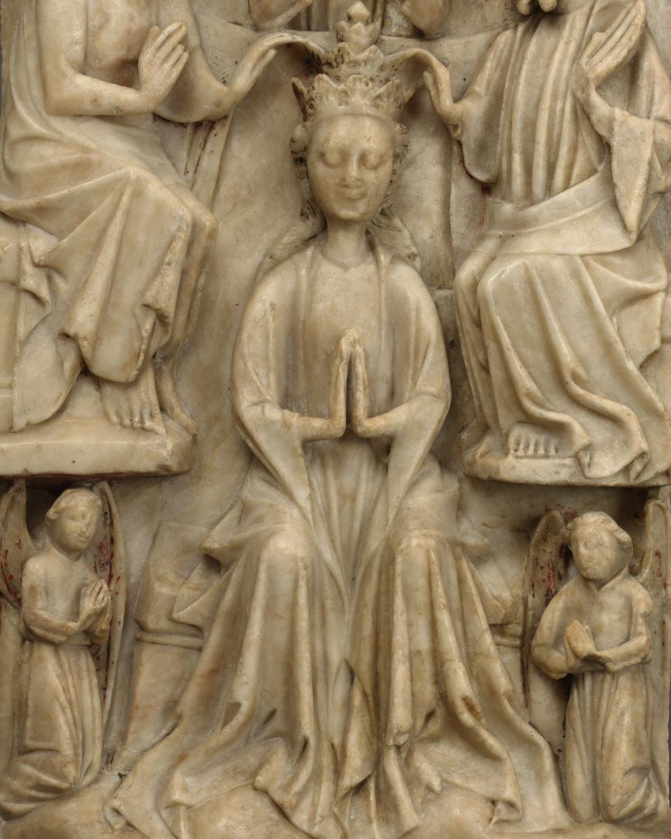 Relief with the Coronation of the Virgin