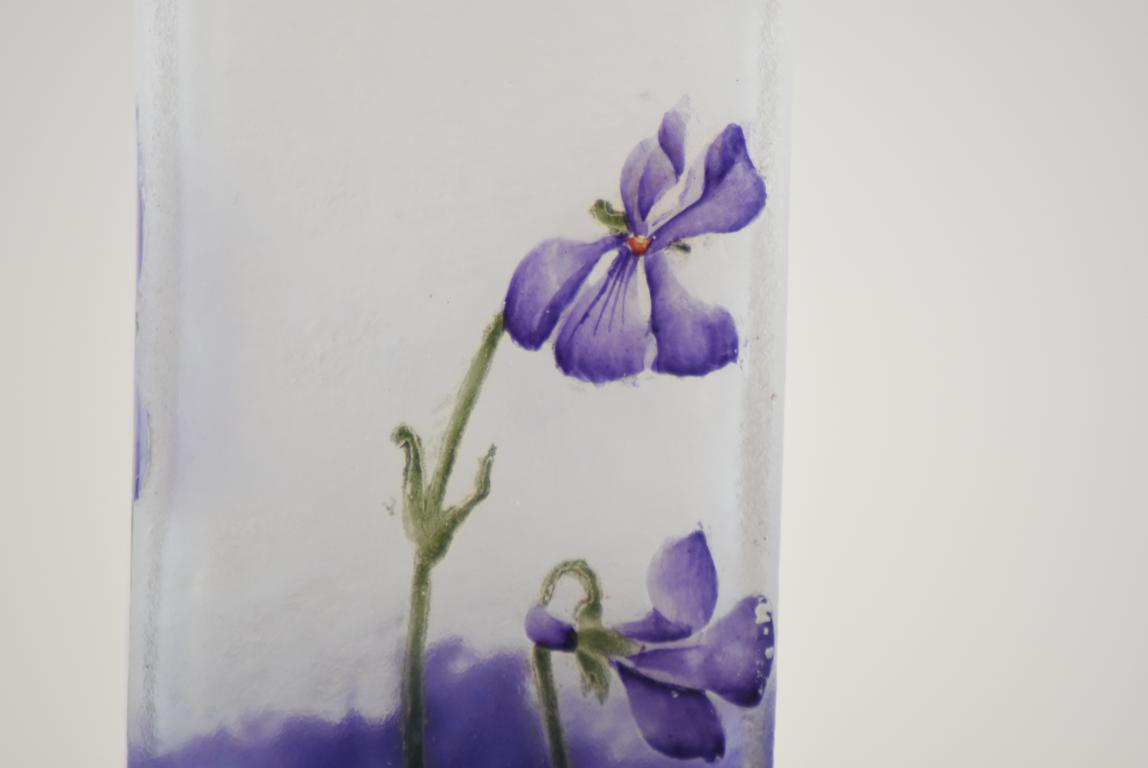 Daum Violettes vase