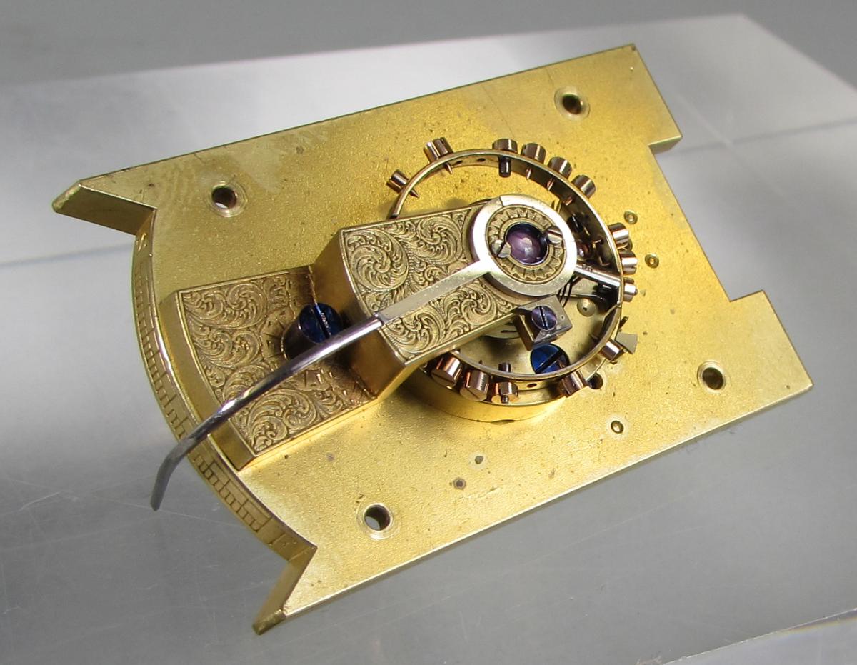 A gorge carriage clock by Henri Jacot & Alfred Baveux for Charles Frodsham escapement