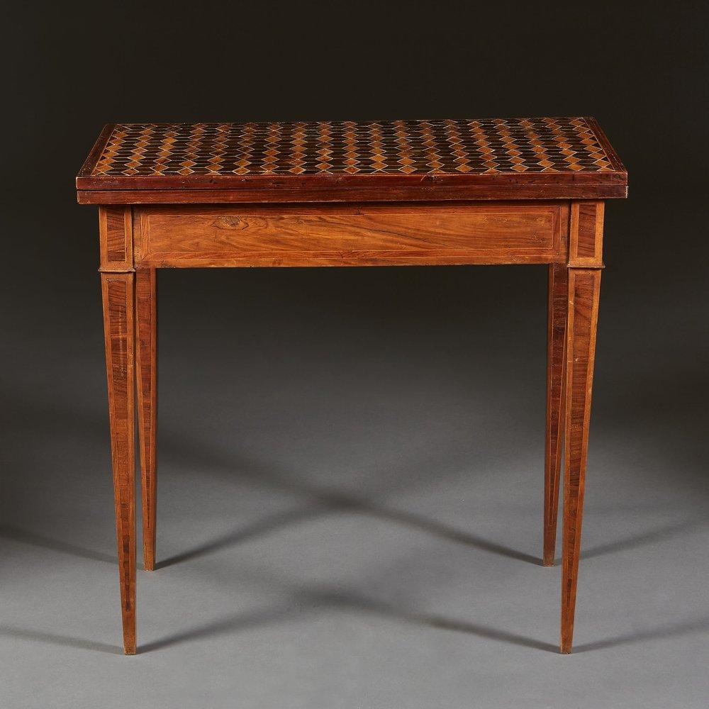 A Fine Genovese Card Table