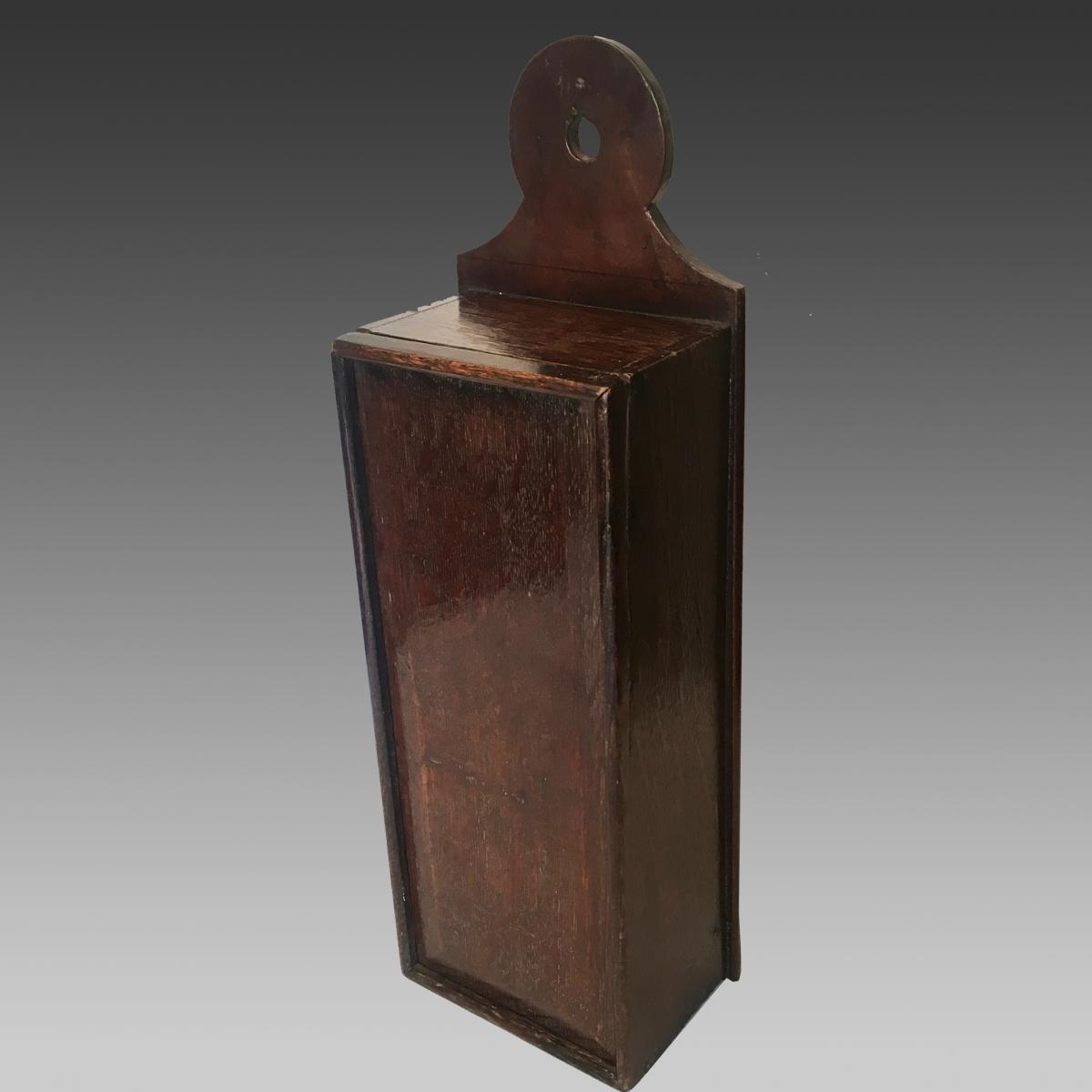 georgian oak candle box