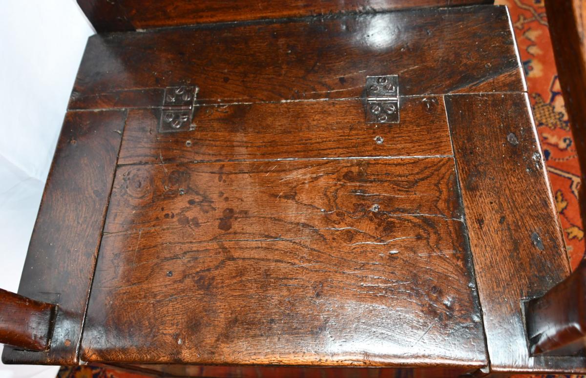 18th Century Welsh Oak Boarded Armchair