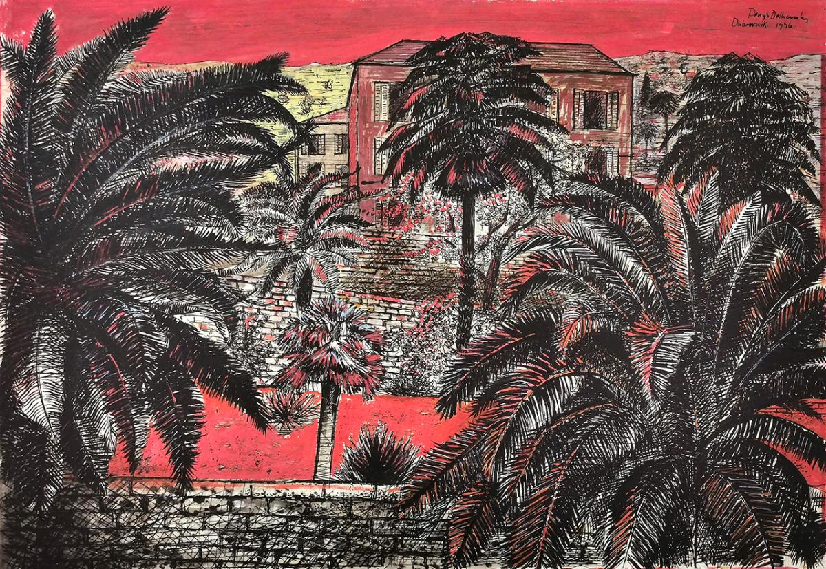 Dubrovnik by Denys Delhanty (1925 – 2015)