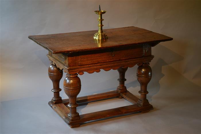 A Superb Early 17th Century Dutch Oak Table